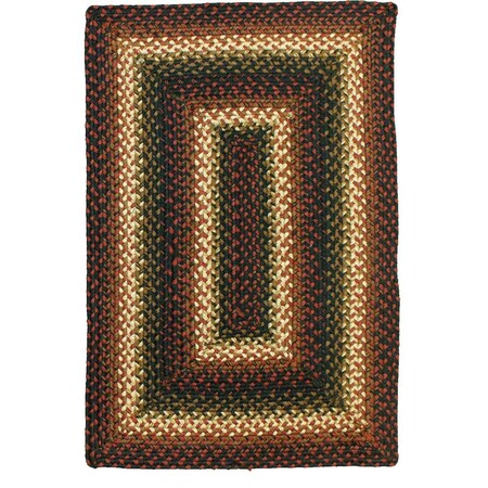 Homespice Decor 10 x 10 in. Prescott Jute Braided Rugs, Black 565563